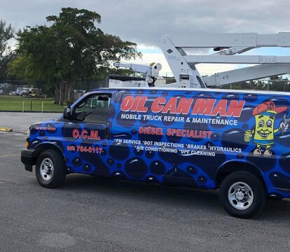 Mobile Van of Oil Can Man